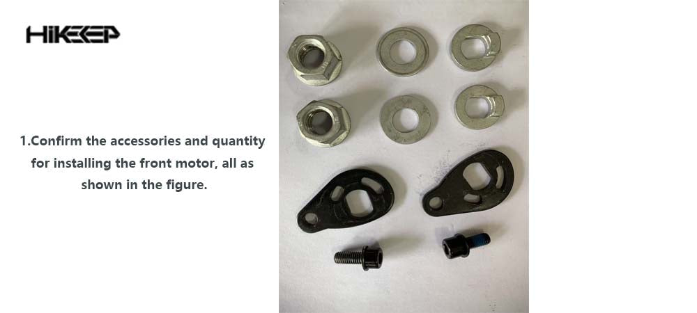 How do I install a front wheel motor on my e-bike? Helokeep ME-T  and Globalkeep MG-T dual motor e-bike